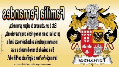 A origem estrangeira do sobrenome Fernandes