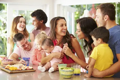 A emoção de encontrar um novo parente